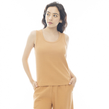 JACQUARD RIB TANK TOP
