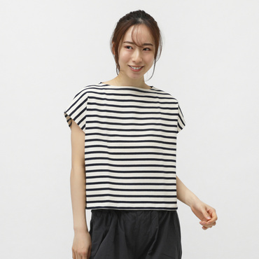 フレンチスリーブボートネックプルオーバー