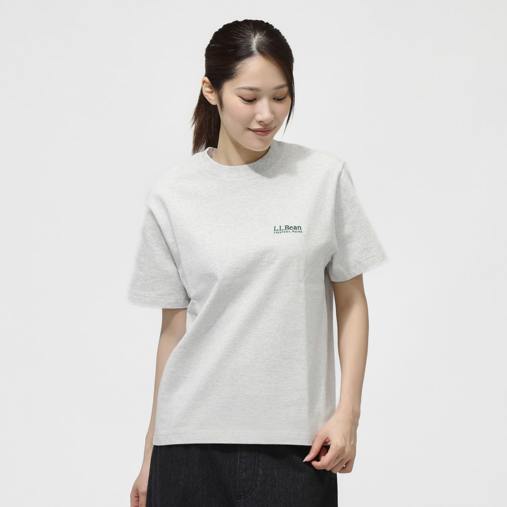 エルエルビーン レディース アウトドアカジュアル 半袖Tシャツ Union