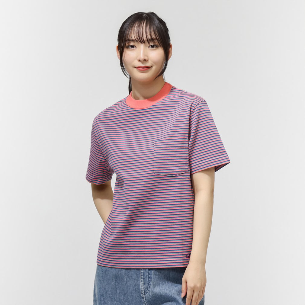 �G���G���r�[�� ���f�B�[�X �A�E�g�h�A�J�W���A�� �����s�V���c Union Short-Sleeve Striped Tee 6275-4136 L.L.Bean