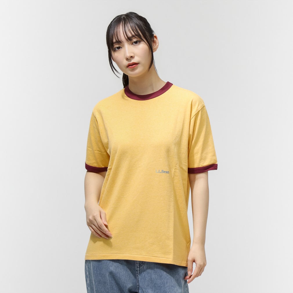 �G���G���r�[�� ���f�B�[�X �A�E�g�h�A�J�W���A�� �����s�V���c Morrill Short-Sleeve Ringer Tee 6275-4142 L.L.Bean