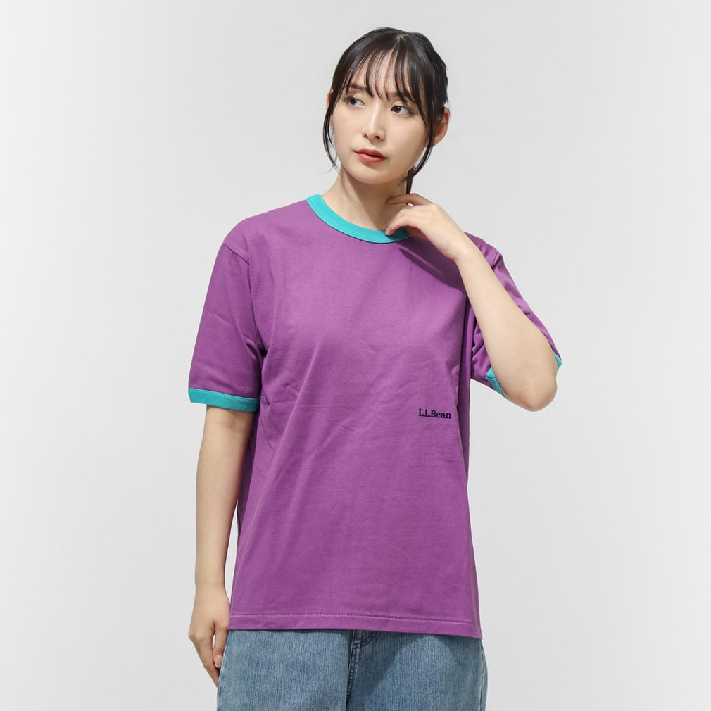 �G���G���r�[�� ���f�B�[�X �A�E�g�h�A�J�W���A�� �����s�V���c Morrill Short-Sleeve Ringer Tee 6275-4142 L.L.Bean