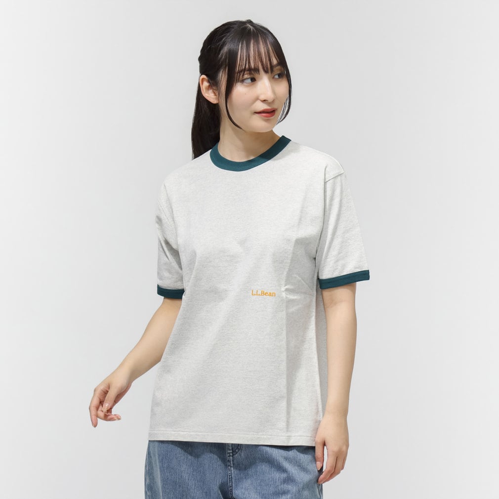 �G���G���r�[�� ���f�B�[�X �A�E�g�h�A�J�W���A�� �����s�V���c Morrill Short-Sleeve Ringer Tee 6275-4142 L.L.Bean