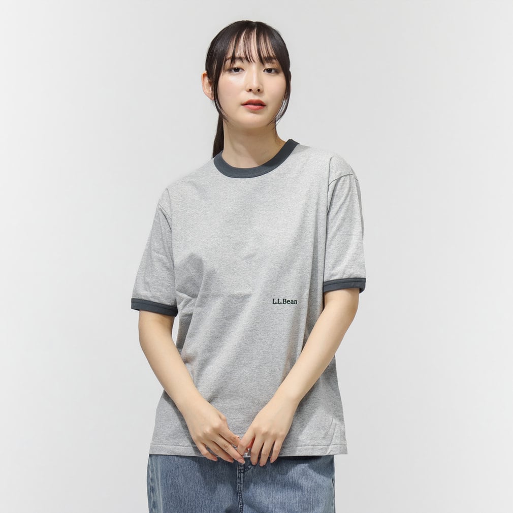 �G���G���r�[�� ���f�B�[�X �A�E�g�h�A�J�W���A�� �����s�V���c Morrill Short-Sleeve Ringer Tee 6275-4142 L.L.Bean