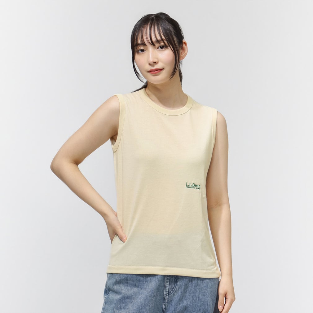 エルエルビーン レディース アウトドアカジュアル 半袖Tシャツ タンク