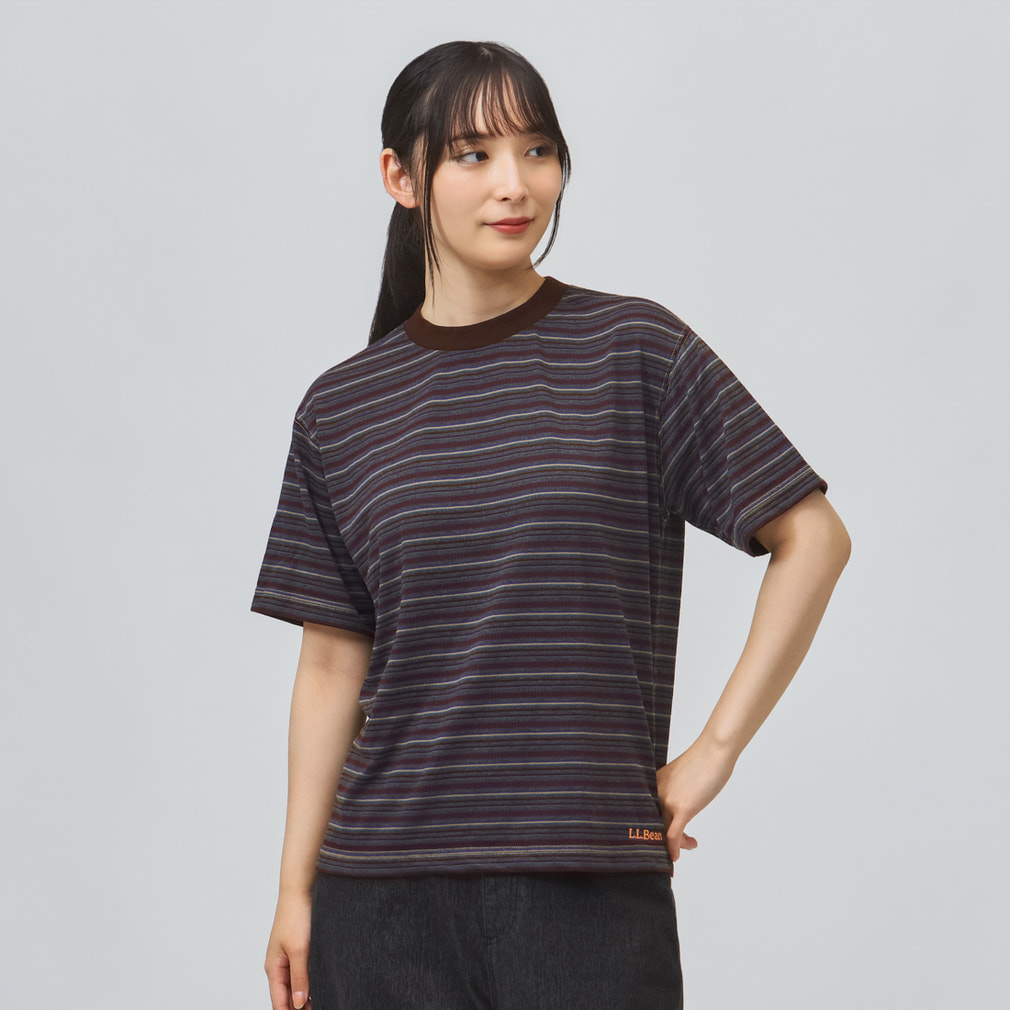 エルエルビーン レディース アウトドアカジュアル 半袖Tシャツ Clinton