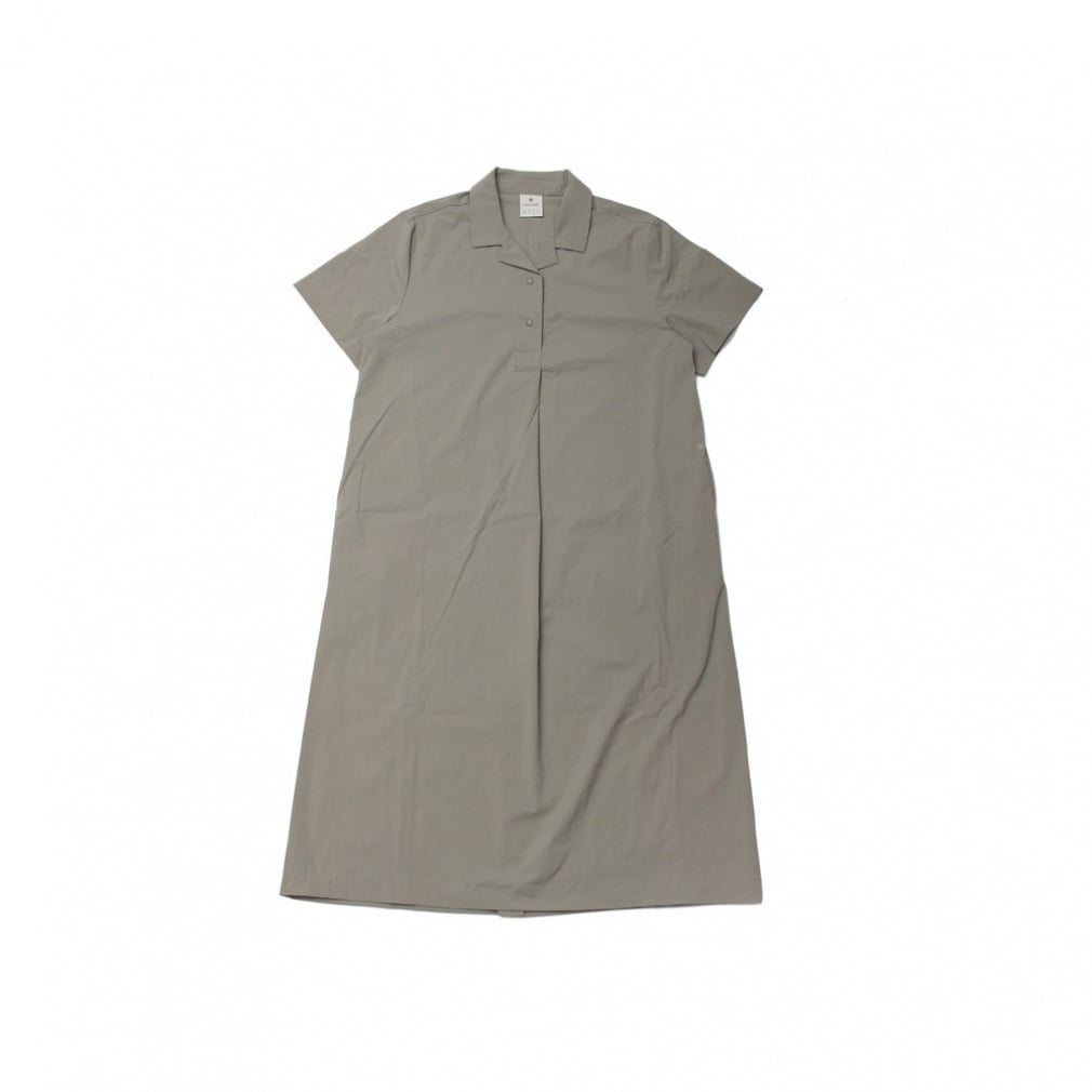 Cooling Root Collared Dress(ベージュ-S)