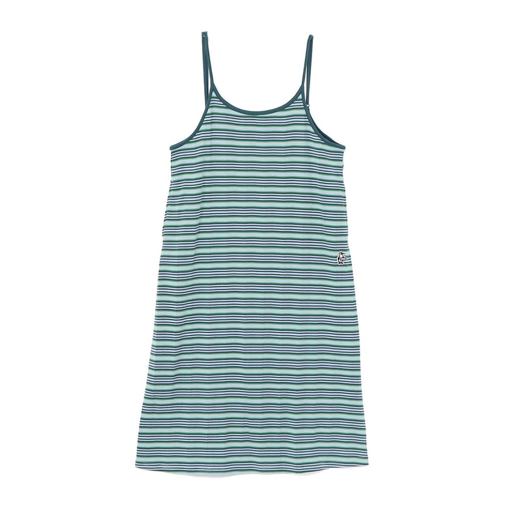 Stratum Rib Camisole One-Piece(ブルー×ディープグリン-M)