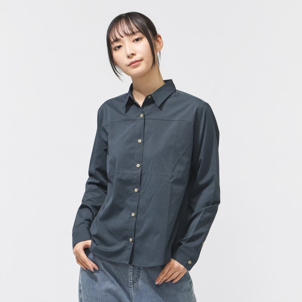 ARPI SHIRT LS W(ネイビー-S)