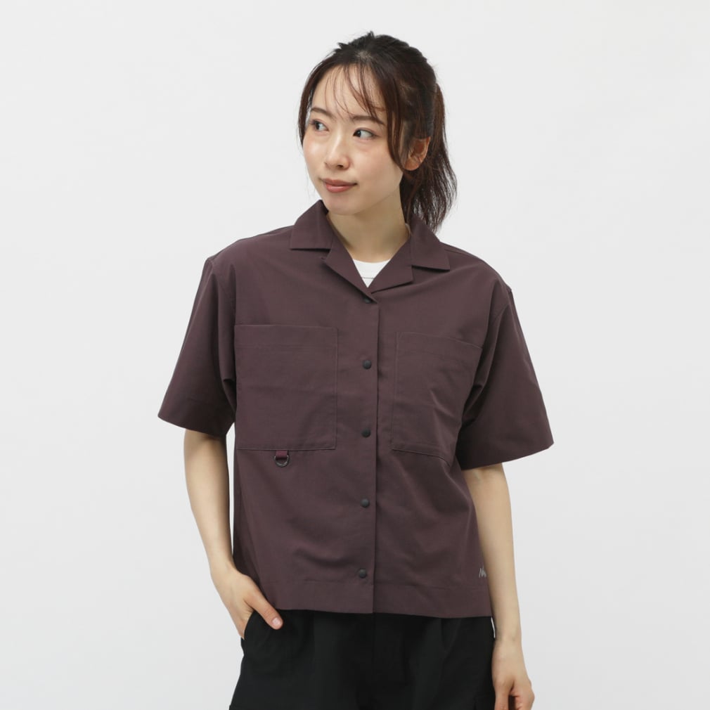 DotAir COMFY S/S SHIRT W(ワイン-S)