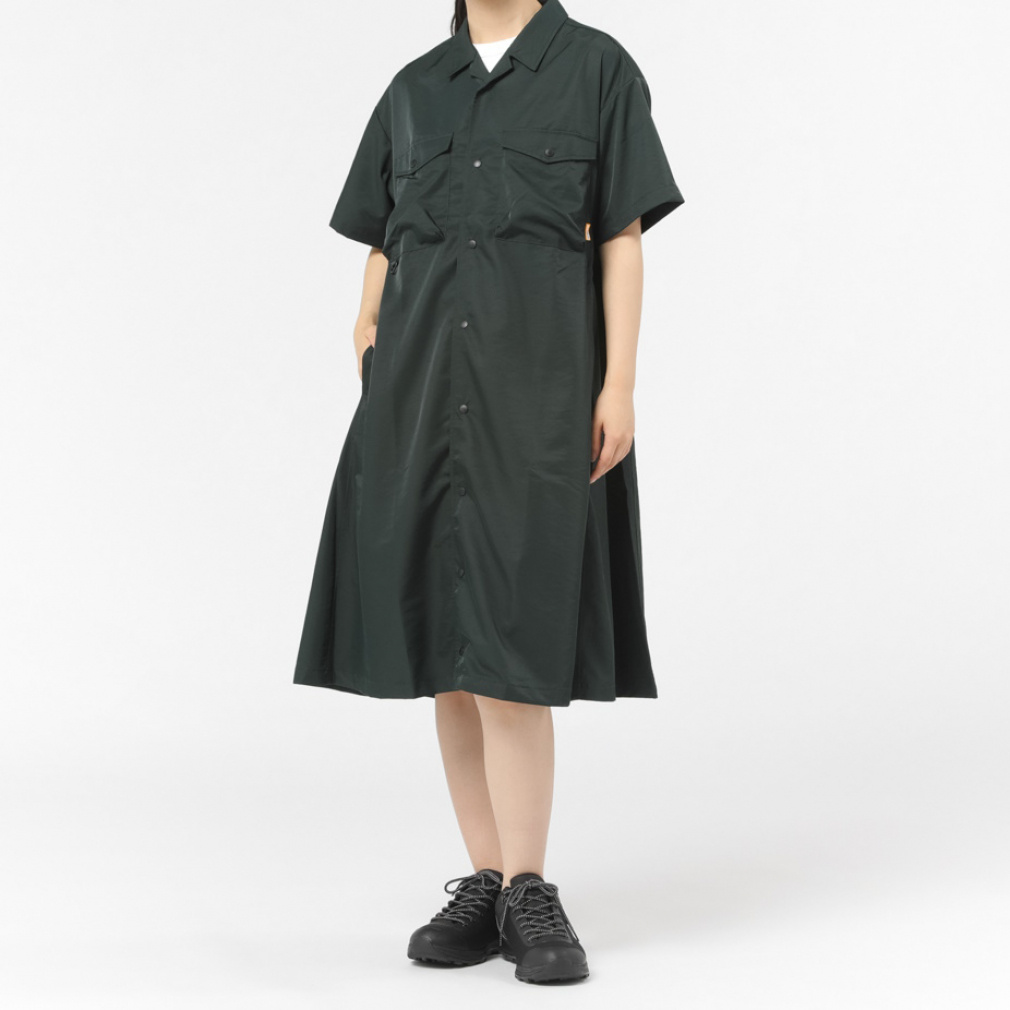 �O���b�v�X���j�[ ���f�B�[�X �A�E�g�h�A �����V���c �����s�[�X WS CAMP SHIRT ONEPIECE GSW-26 GRIP SWANY