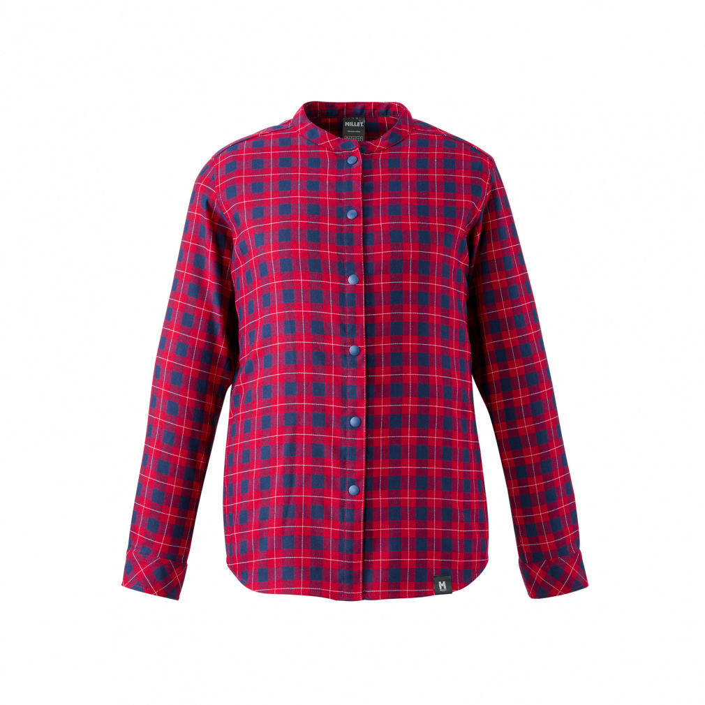 PARADIS STAND SHIRT LS W(レッド-S)