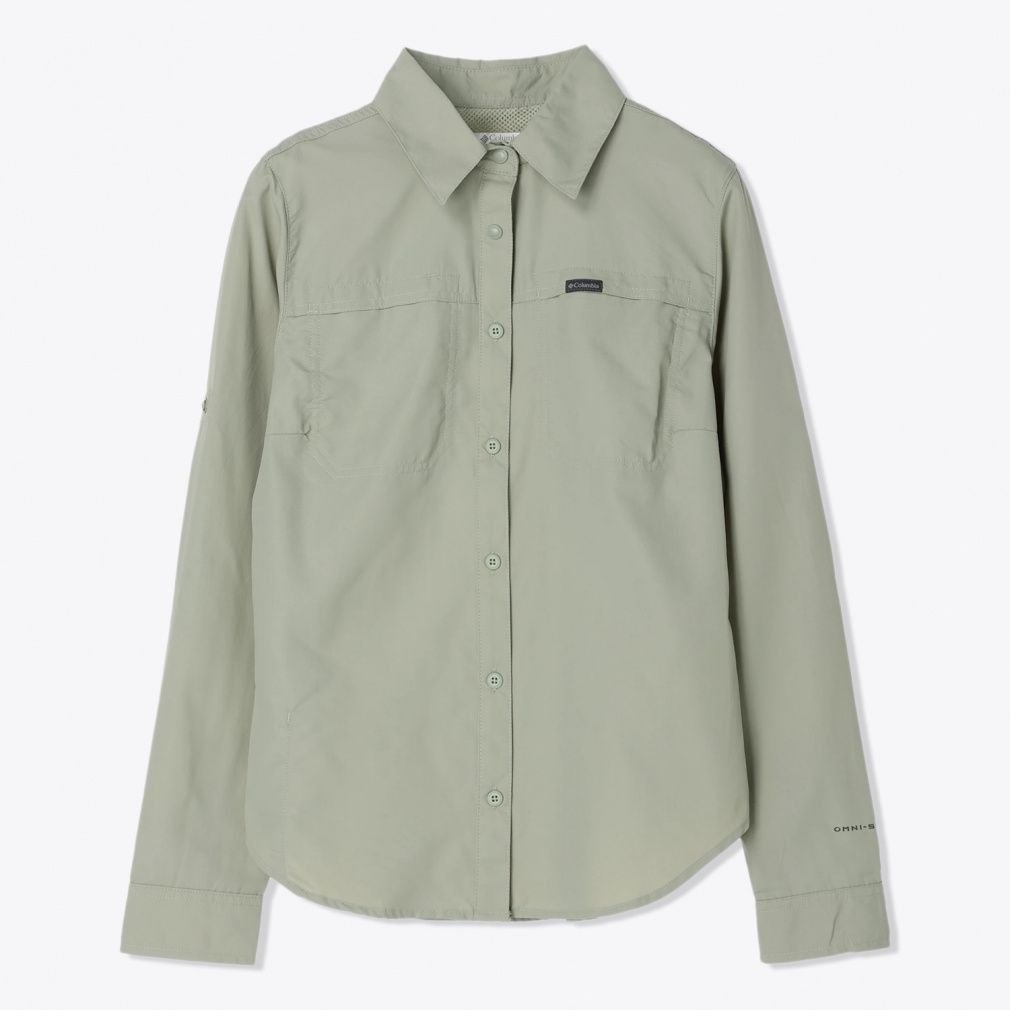 シルバーリッジ3.0ロングスリーブ(スモークグリーン-S)