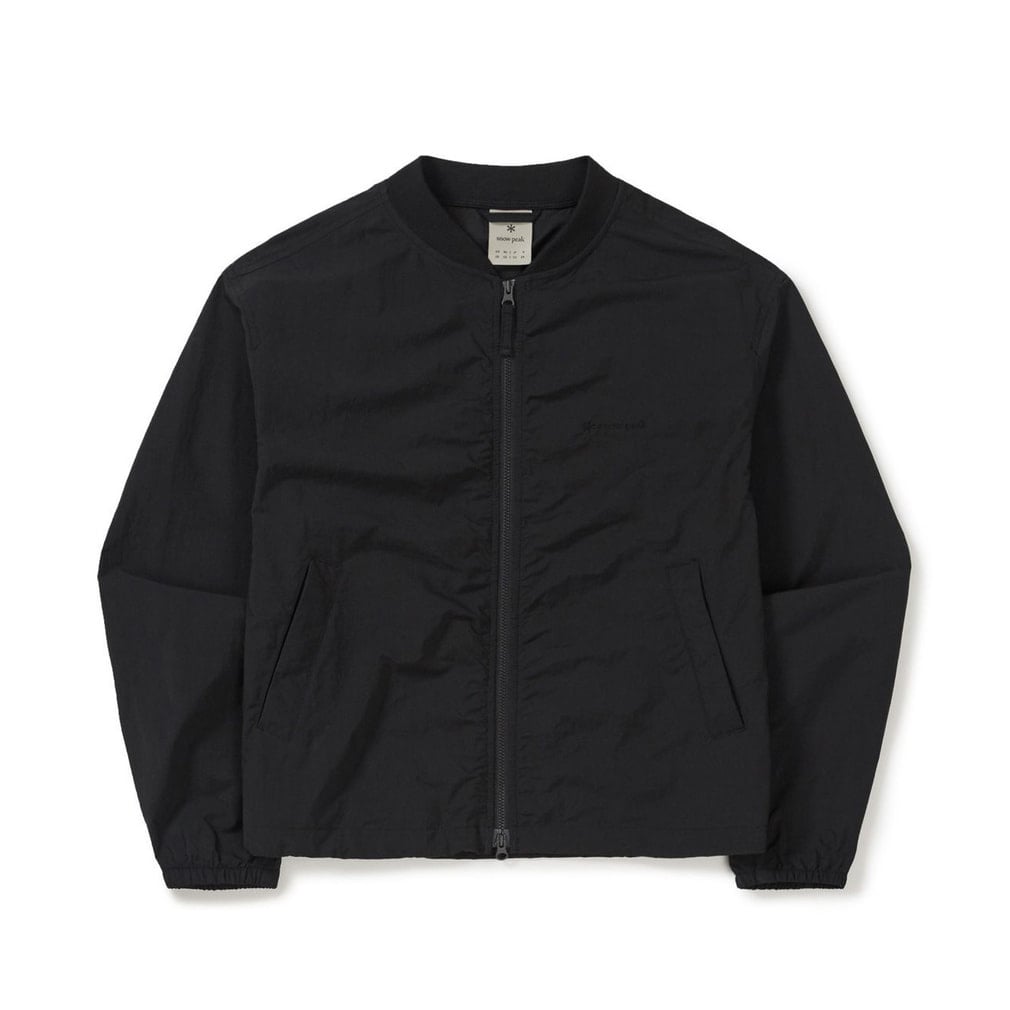Light Taslan Womens Bomber Jacket(ブラック-S)