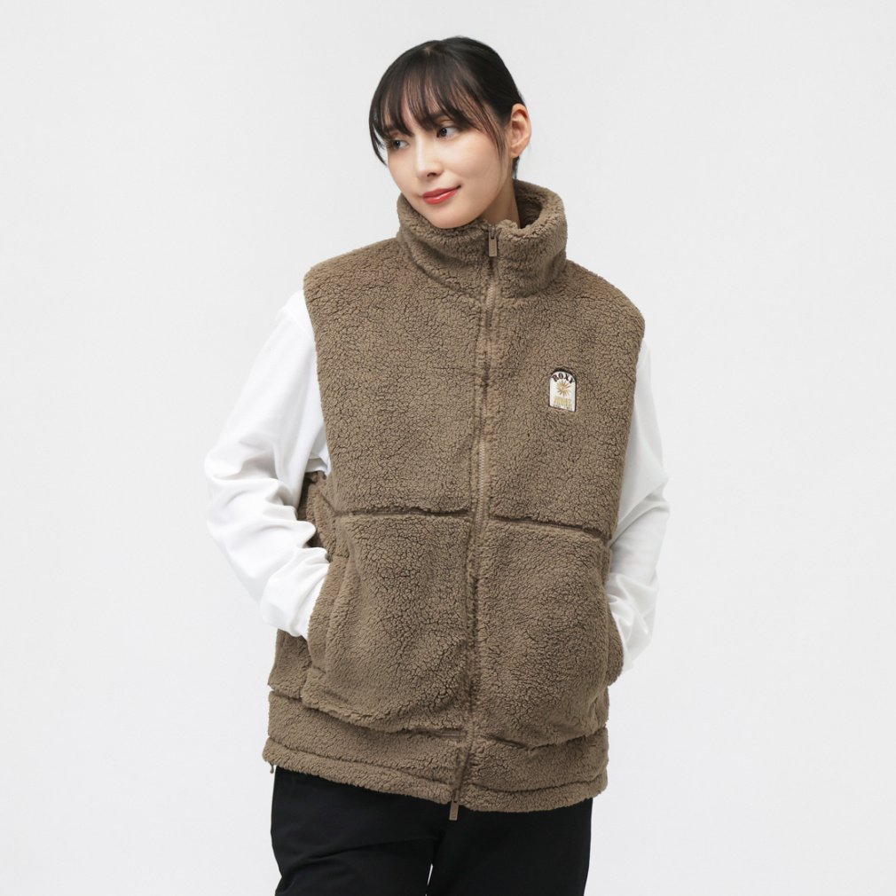 2025秋冬 ロキシー レディース アウトドアカジュアル ベスト BELLIS