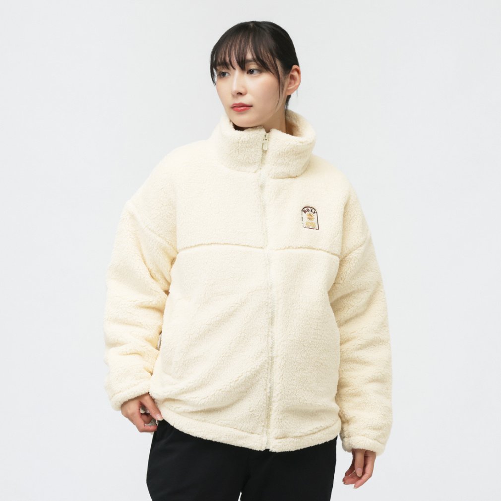 【princess】ROXY ジャンパー ベージュ ロゴ刺繍 princess様専用】ROXY ジャンパー ベージュ ロゴ刺繍