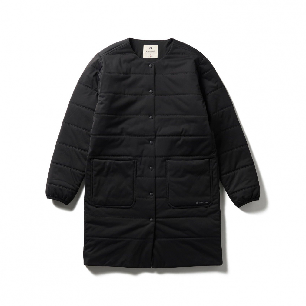 Flexible Insulated Long Cardigan(ブラック-3)