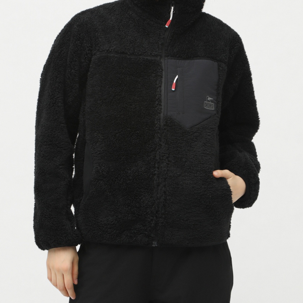 チャムス レディース アウトドア フリースジャケット ボンディング