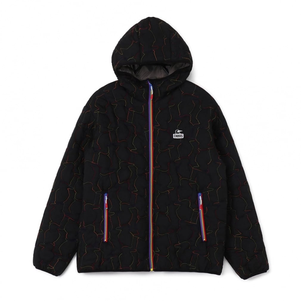 Booby Stitch Padded Parka(ブラック-M)