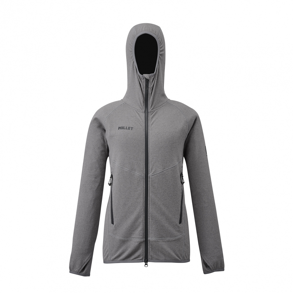 DRY GRID HOODIE W(グレー-S)