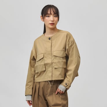 HINOC RIPSTOP CARDIGAN W