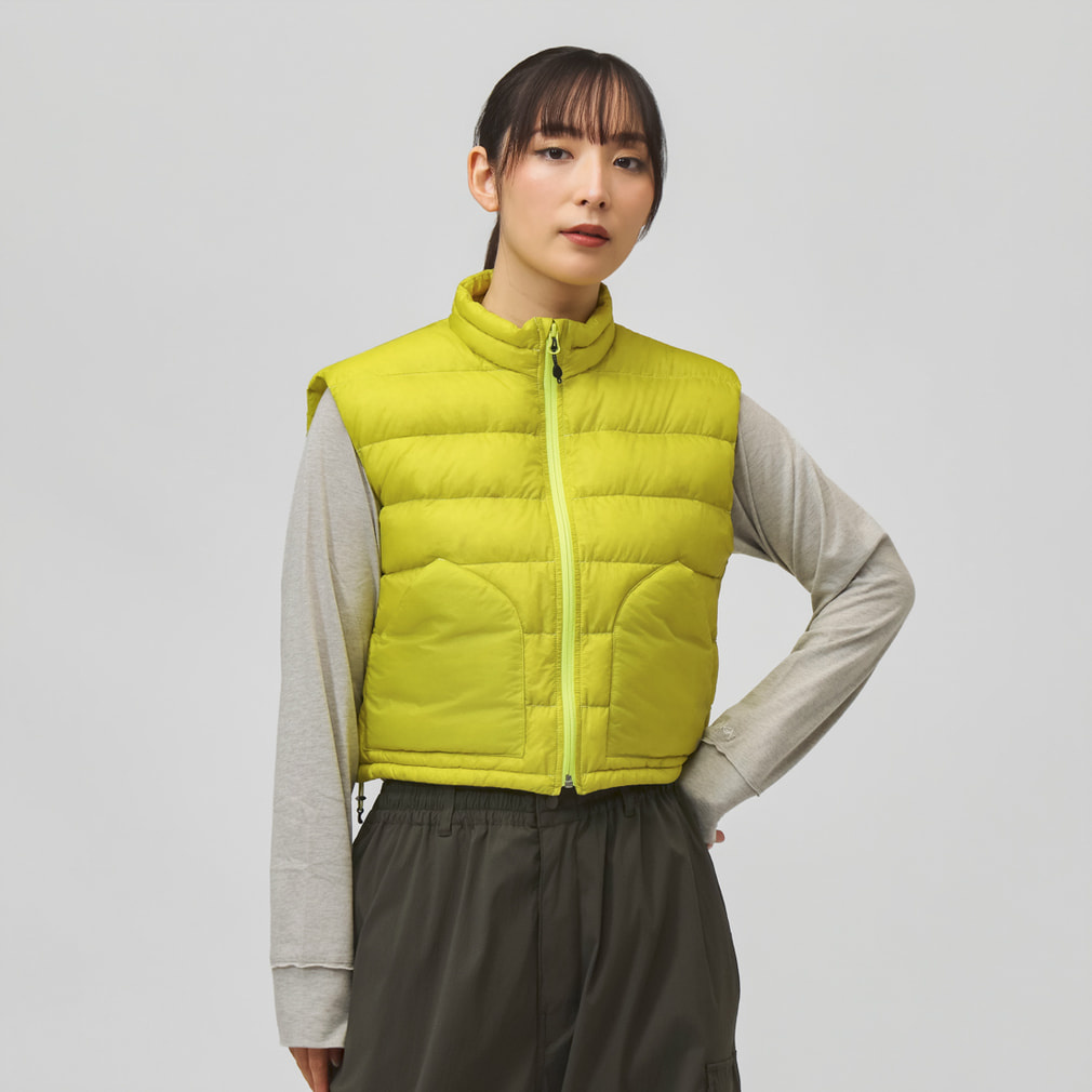 UNDICI-NOVE Leggero down ダウンベスト 44 ナンガ レディース アウトドアカジュアル ダウンベスト SHEER DOWN