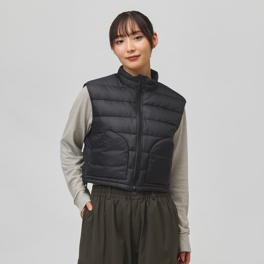 ナンガ レディース アウトドアカジュアル ダウンベスト SHEER DOWN
