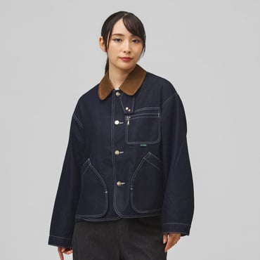 Bean's Field Coat Fleece Lined Indigo