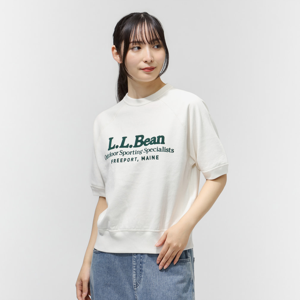 Portage Short-Sleeve Sweatshirt(アイボリー-M)