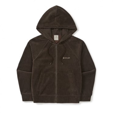 Corduroy Wmn s S-Cropped Hood Zip