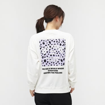 SQUARE LOGO BOY FIT CREW