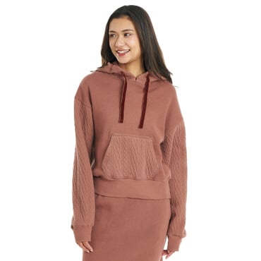 QUILT MIX LOOSE FIT PARKA