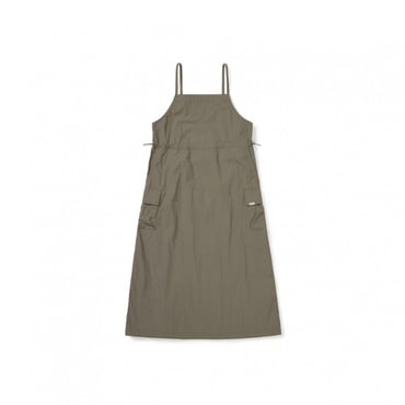 Taslan Sleeveless Dress(カーキ-M　レディス)