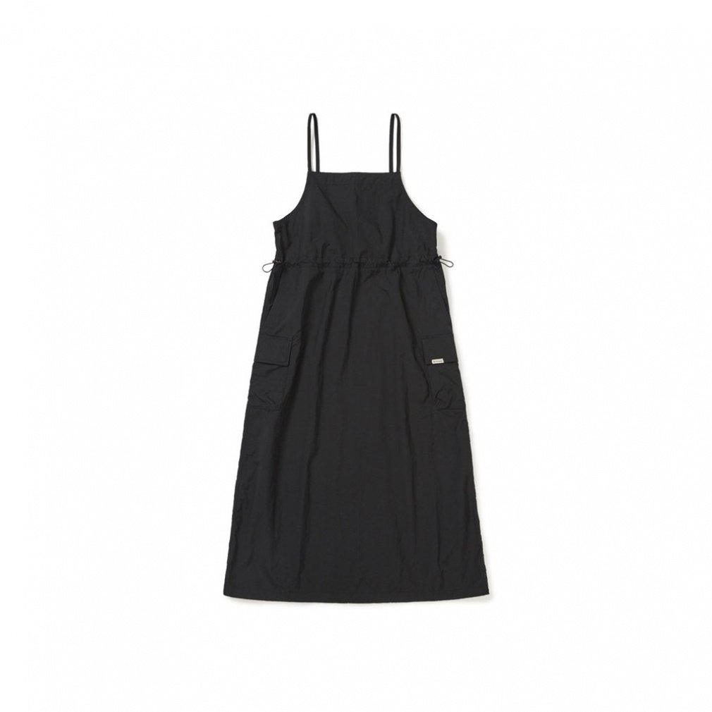 Taslan Sleeveless Dress(ブラック-M　レディス)