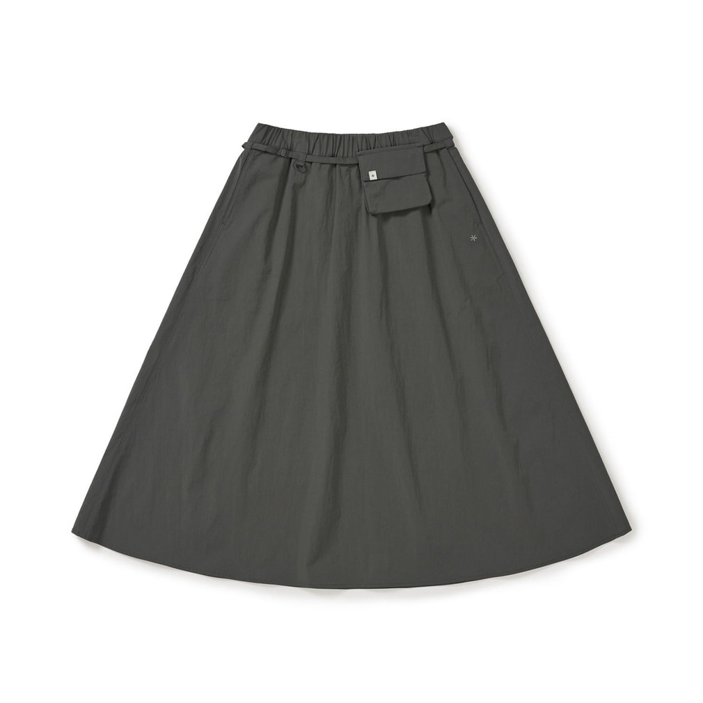 Root Flared Long Skirt(カーキ-S)