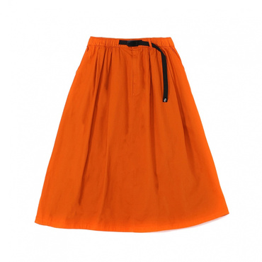 Two Tuck Wide Skirt Light(オレンジ-L)