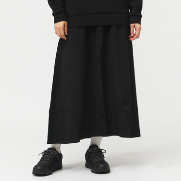 WOOL LIKE FLARE SKIRT(ブラック-S)