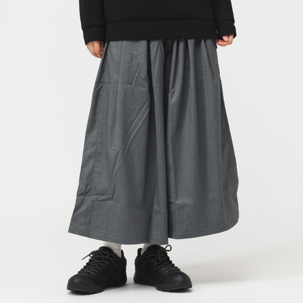 GABARDINE FLARE PANT(グレー-S)
