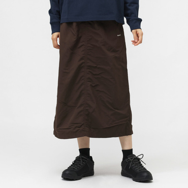 ナイロンイージースカート(ブラウン-M)