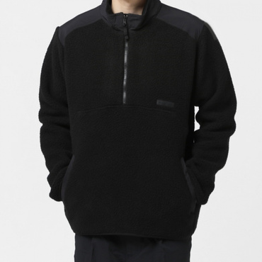 Hybrid Fleece Pullover(ブラック-XL)