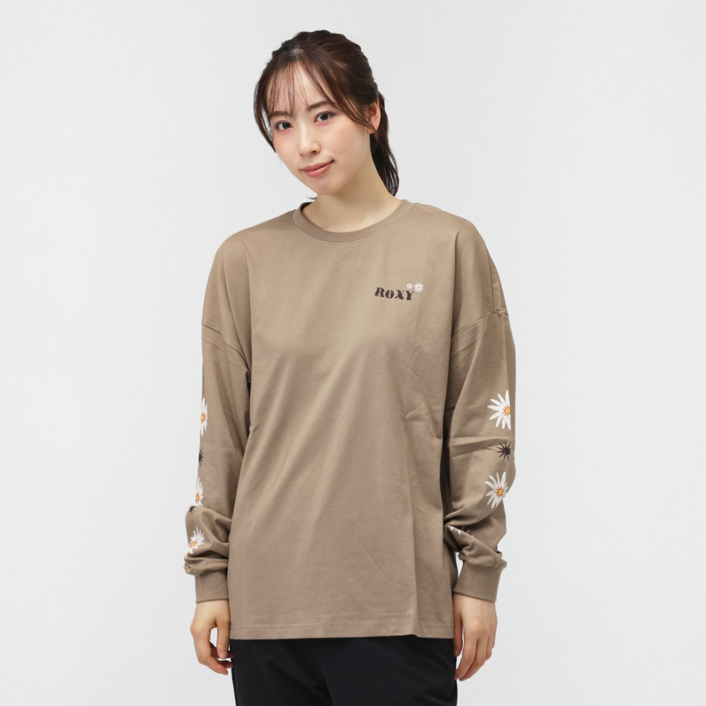 2025H~ LV[ fB[X AEghAJWA TVc BELLIS L/S TEE RLT254033 ROXY