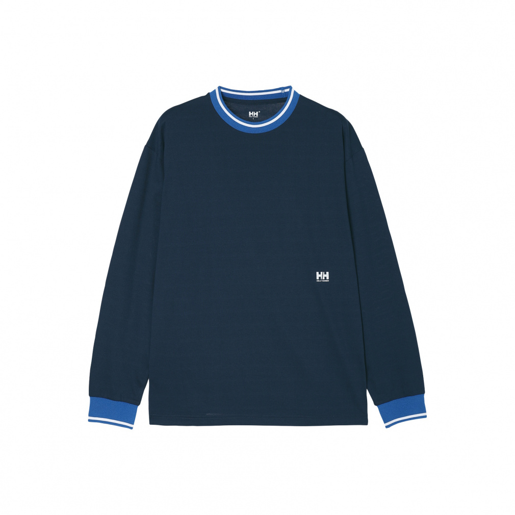 L/S Signal Flag Tee ロングスリーブ シグナル フラッグ ティー(ネイビー-M)