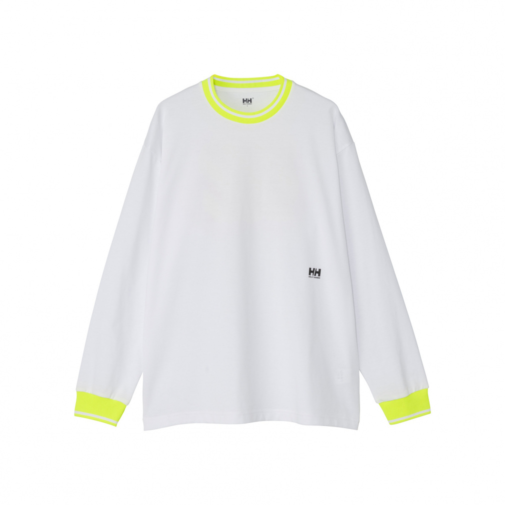 L/S Signal Flag Tee ロングスリーブ シグナル フラッグ ティー(ホワイト-M)