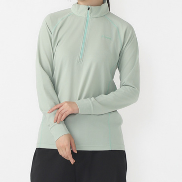 長袖Tシャツ(スモークグリーン-S)