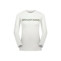 キューディー ロゴ プリント ロングスリーブ Tシャツ アジアンフィット ウィメン