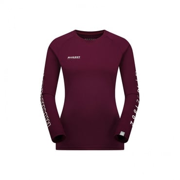 キューディー ロゴ プリント ロングスリーブ Tシャツ アジアンフィット ウィメン