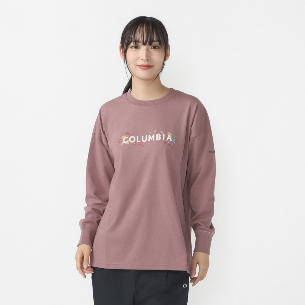 【コロンビア】Columbia/ ウィメンズジプシーバーズロングスリーブクルー /コロンビア ウィメンズジプシーバードグラフィックロングスリーブクルー