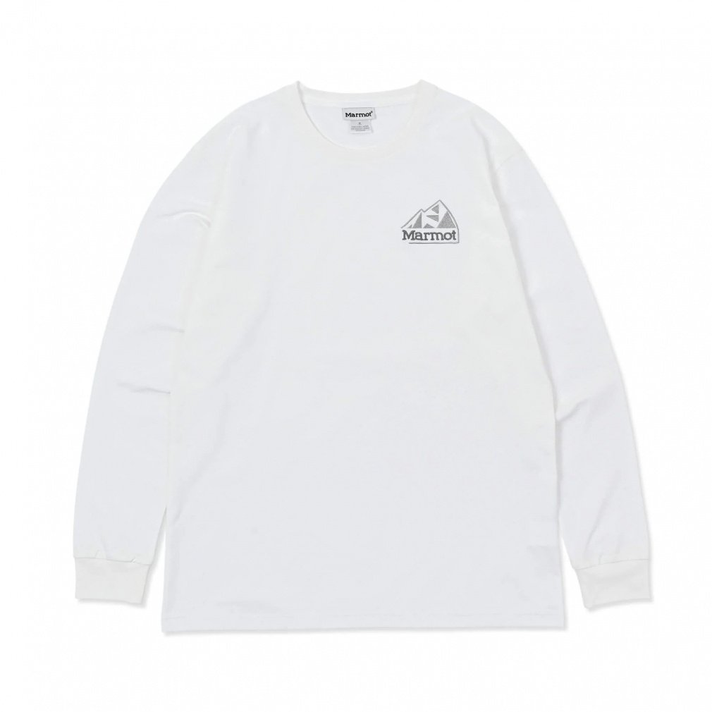 }[bg fB[X gbLO sVc Ws Marmot Logo L/S T-Shirts FW25WLS066 Marmot