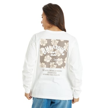 SQUARE LOGO BOY FIT LS TEE