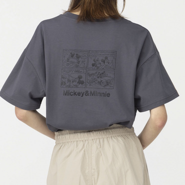 UVコットン グラフィックTシャツ ミッキーコミック